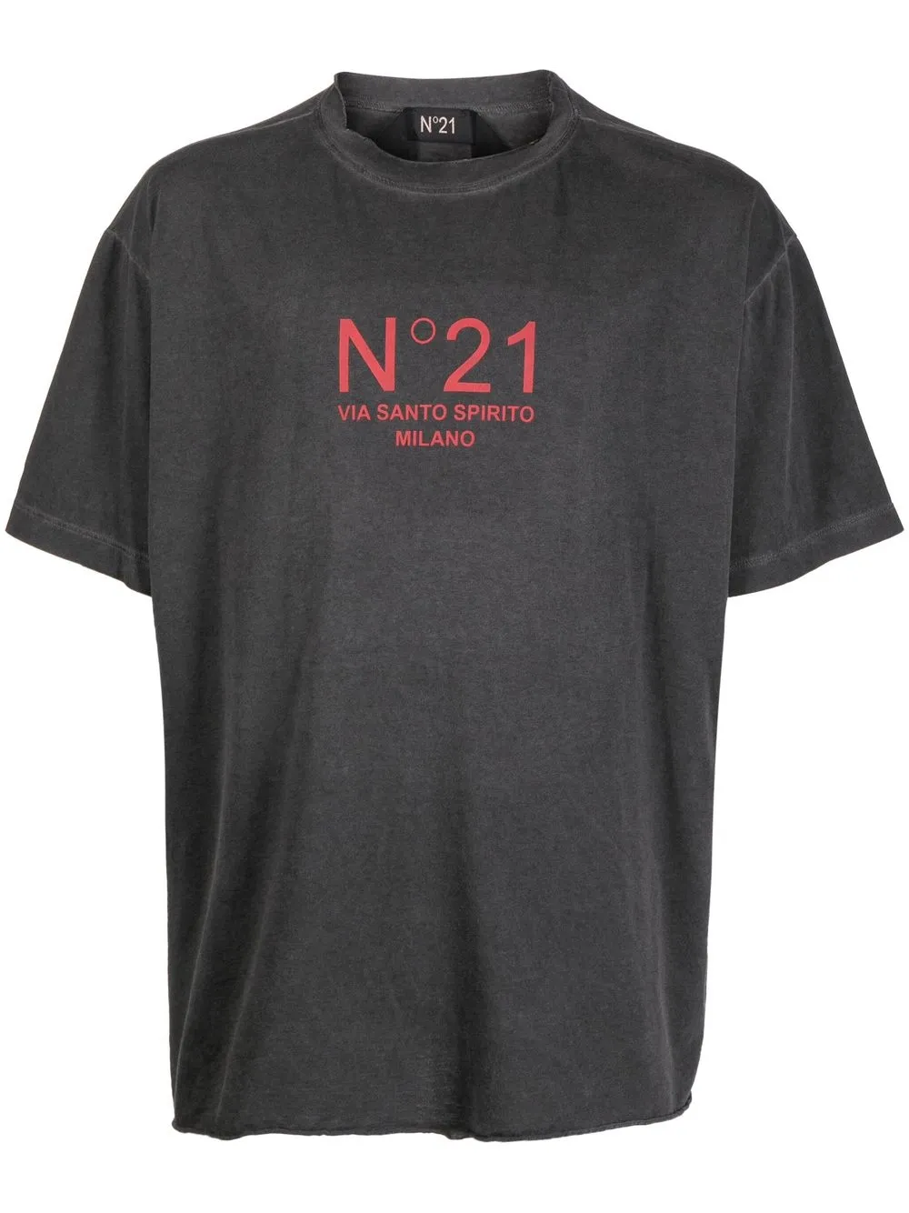 

Nº21 logo-print cotton T-Shirt - Grey