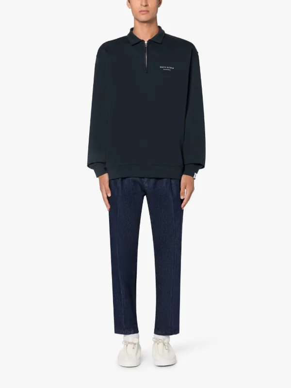 RAIN X SHINE Navy Zip Sweatshirt