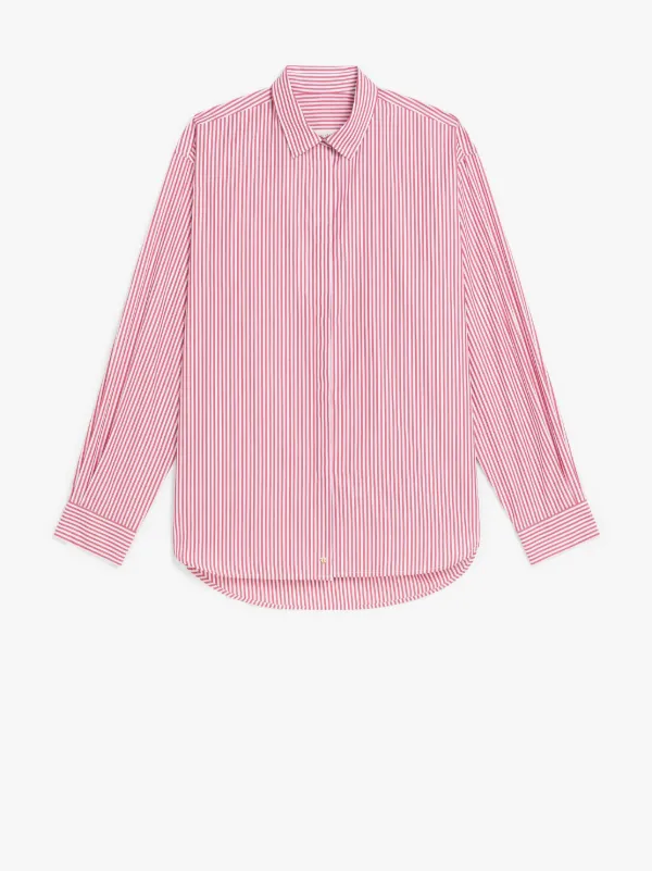 BLUEBELLS Red & White Cotton Shirt