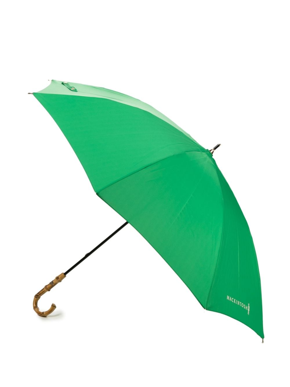 Shop Mackintosh Heriot Whangee-handle Umbrella In Green