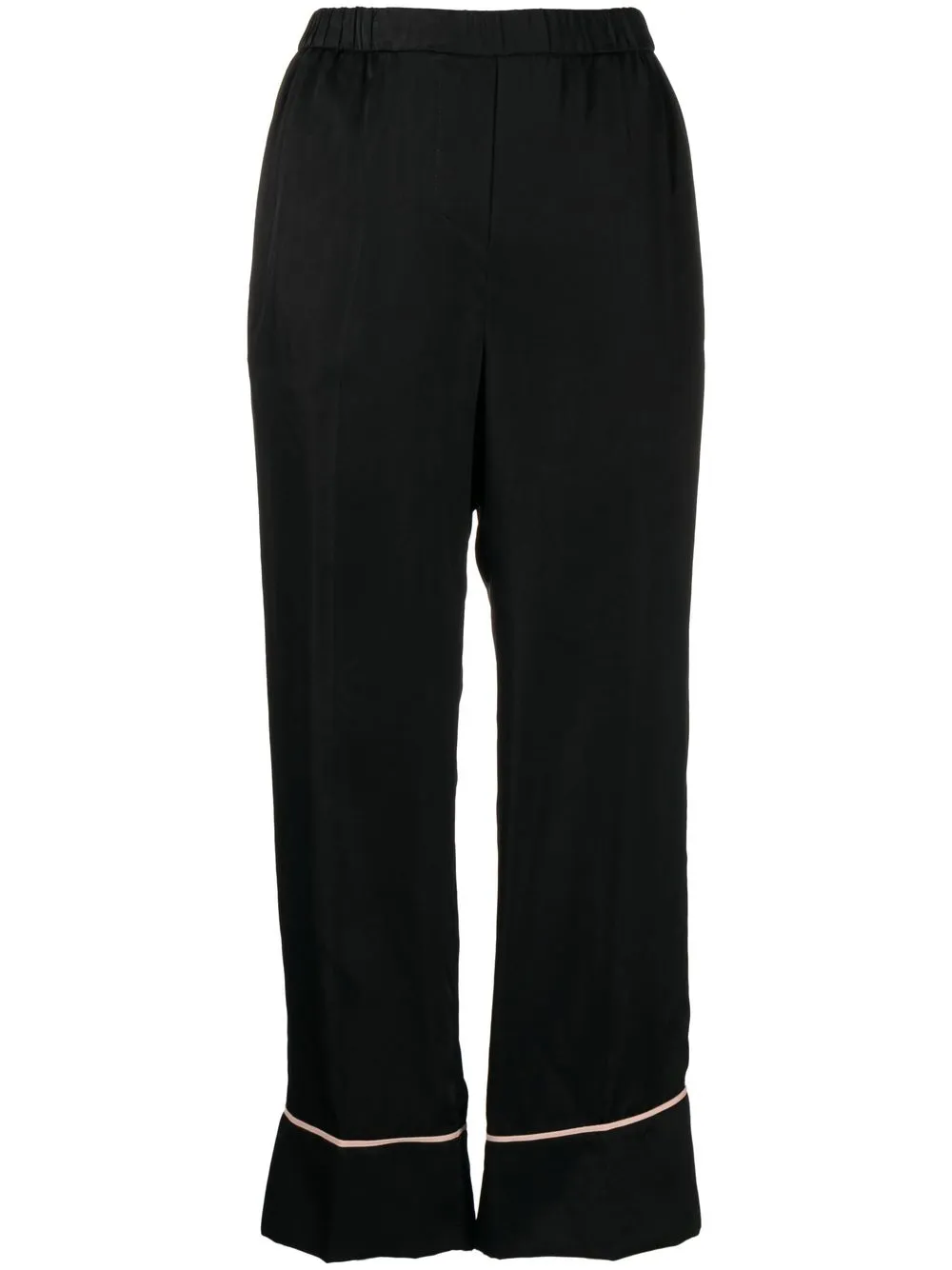 

Nº21 pipe-trim detail trousers - Black