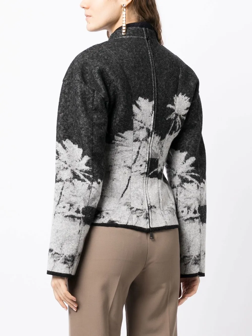 Nº21 インターシャニット セーター - Farfetch