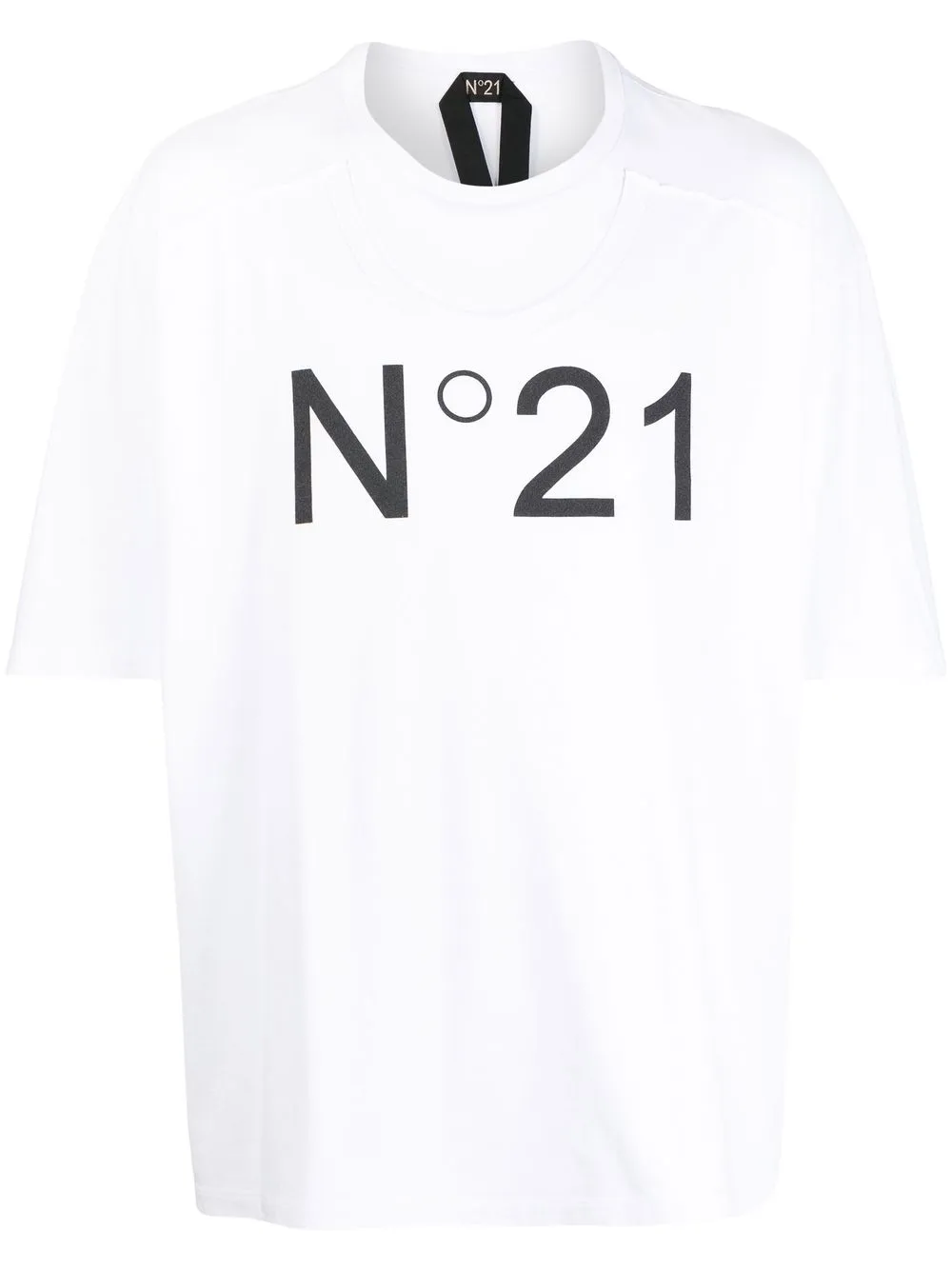 

Nº21 playera con logo estampado - Blanco