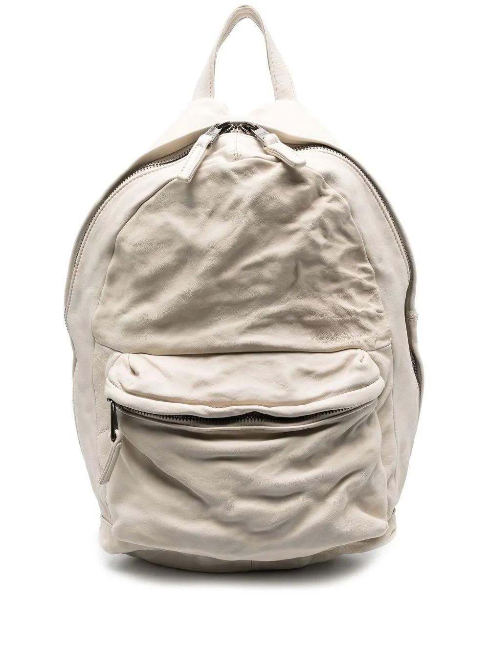 

Giorgio Brato crinkled-effect leather backpack - Neutrals