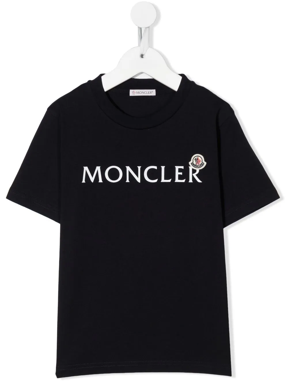 

Moncler Enfant playera con logo estampado - Azul