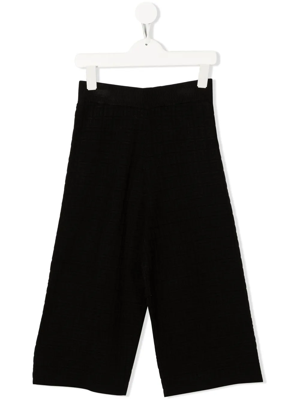 

Givenchy Kids pantalones rectos con logo en la pretina - Negro