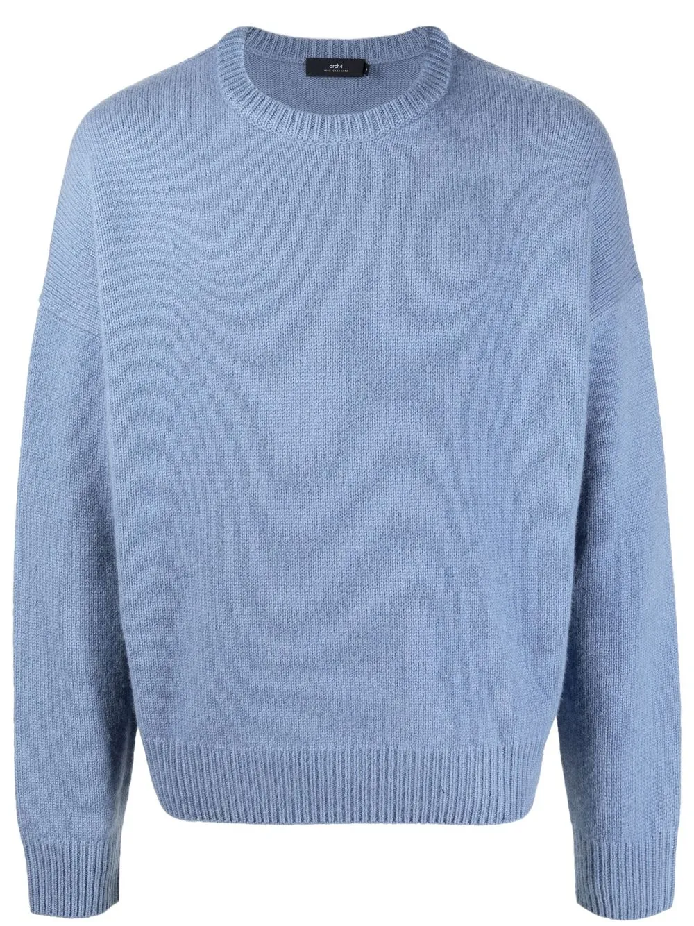 

arch4 round-neck cashmere jumper - Blue