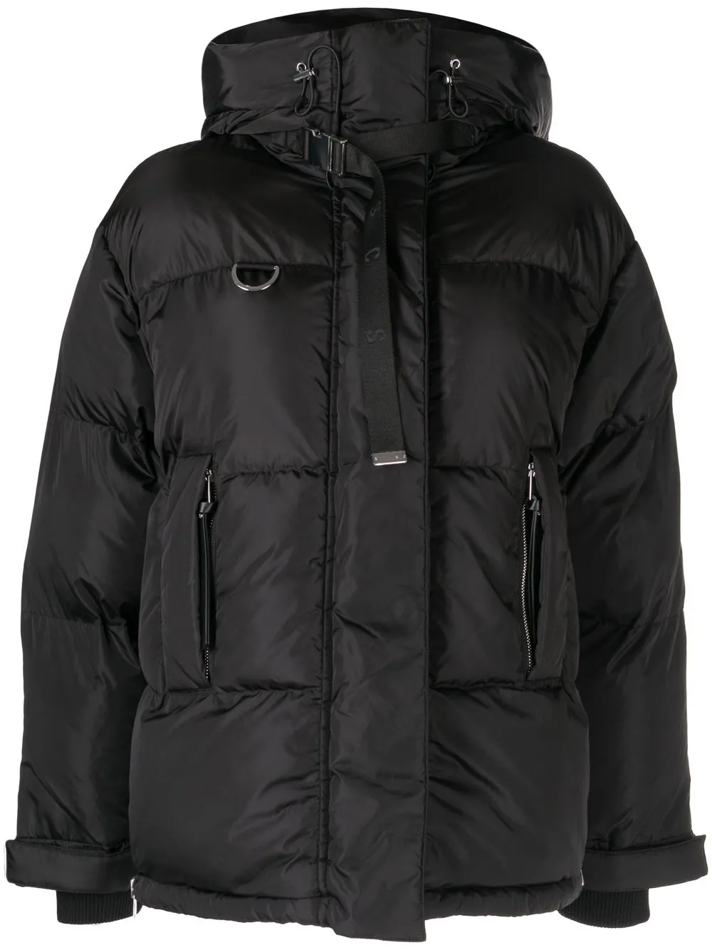 

Shoreditch Ski Club abrigo capitonado Willow con cuello alto - Negro