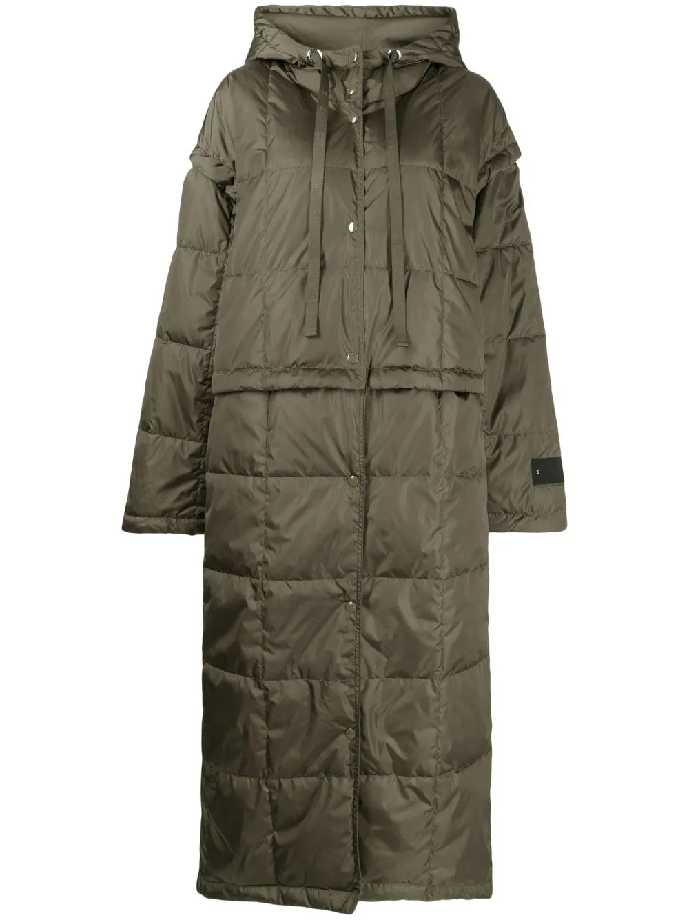 ＜Farfetch＞ Shoreditch Ski Club Eden パデッド ロングコート - グリーン