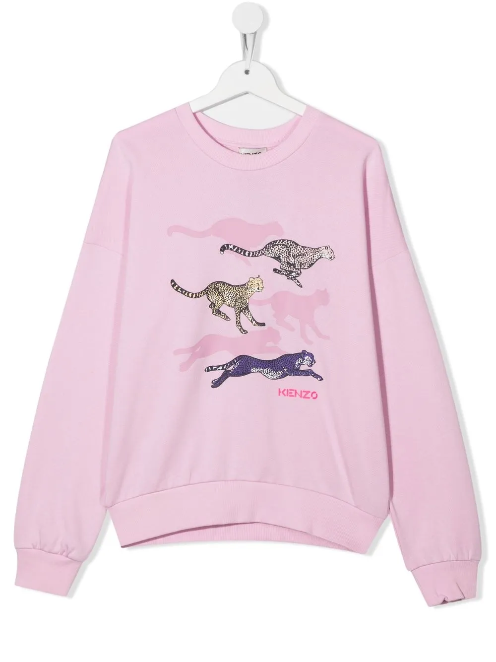 

Kenzo Kids sudadera con estampado gráfico - Rosado