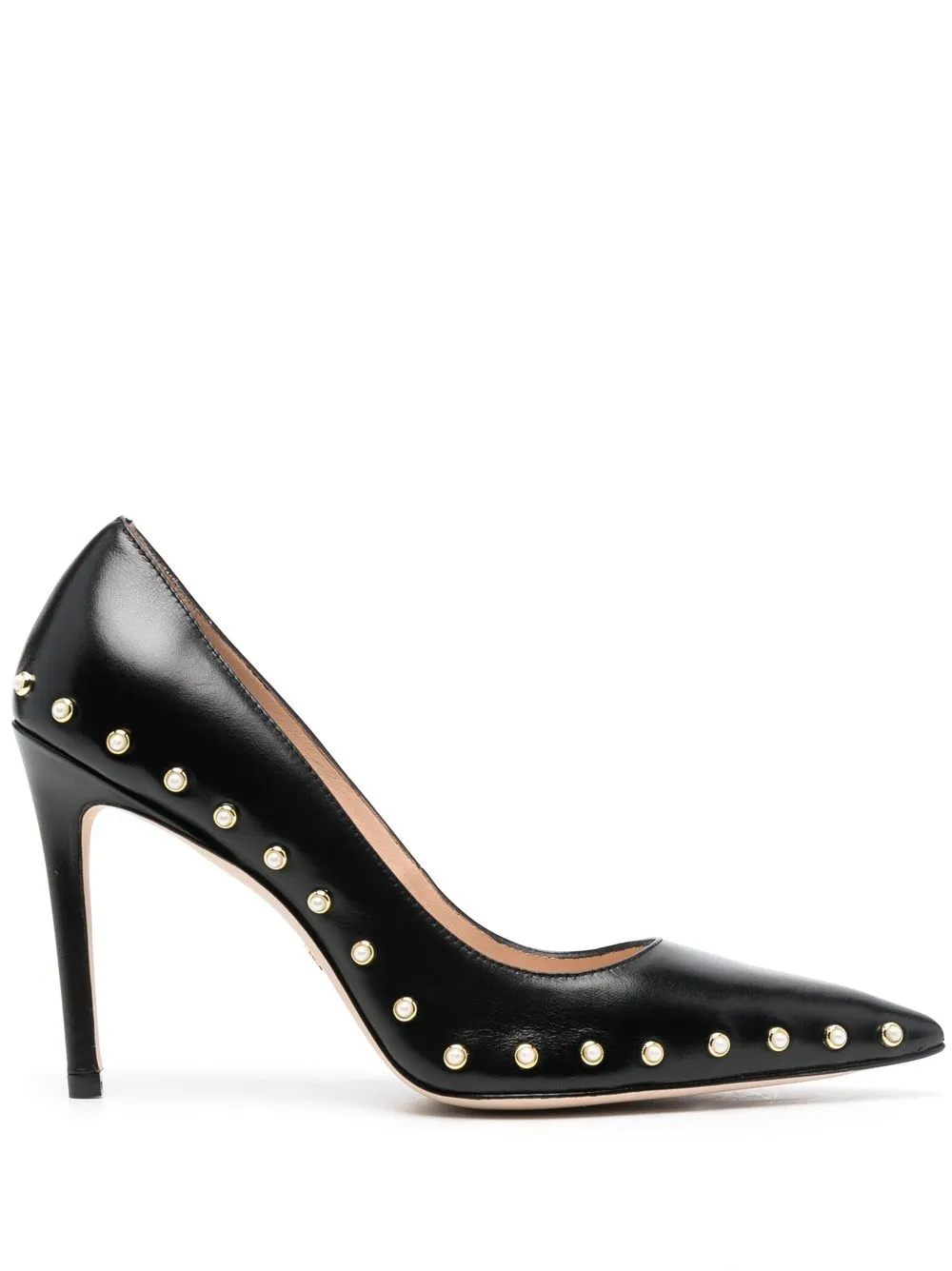 

Stuart Weitzman pearl-detail 100mm heel pumps - Black