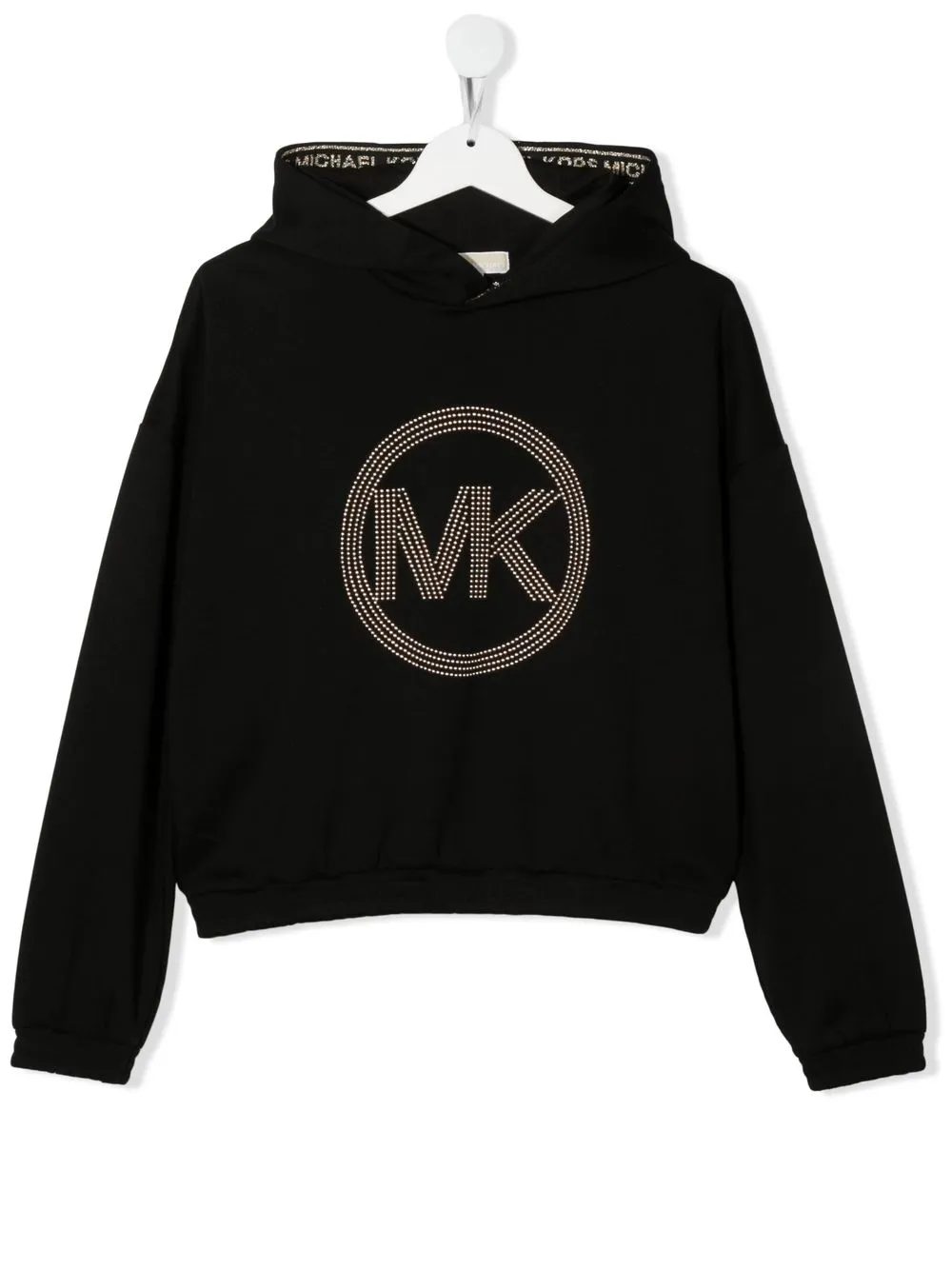 

Michael Kors Kids hoodie con logo en strass - Negro