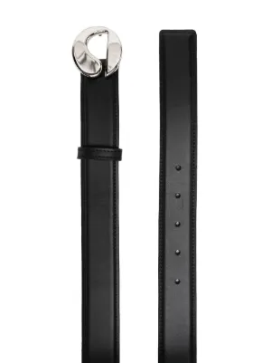 【最終値下げ】Coperni ロゴ レザー ベルト 黒 Coperni Logo Belt