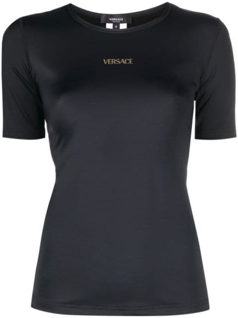 Versace - logo-print round-neck T-shirt