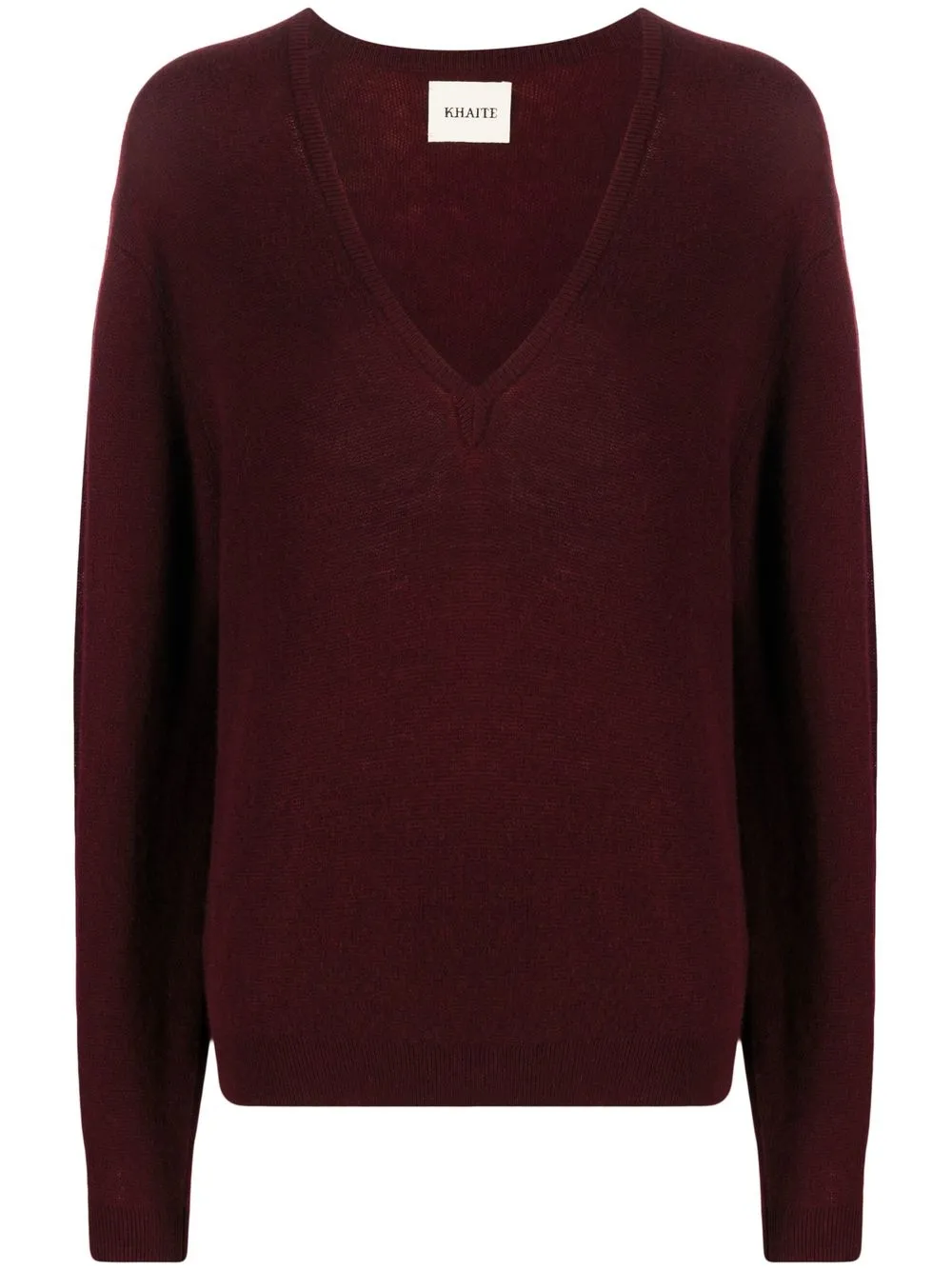 

KHAITE Sam cashmere jumper - Red