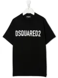 DSQUARED2 KIDS logo-print crew-neck T-shirt - Black