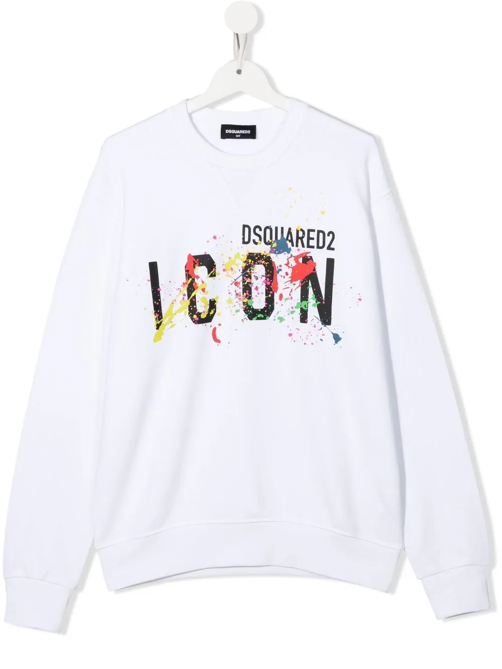 

Dsquared2 Kids TEEN logo-print sweatshirt - White