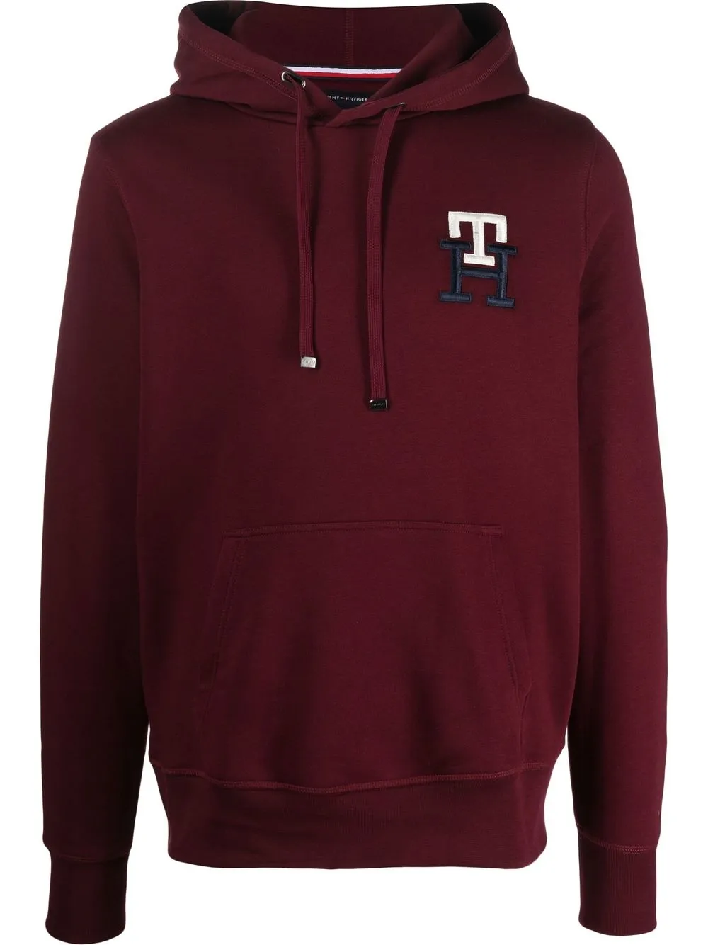 

Tommy Hilfiger hoodie con logo bordado - Rojo