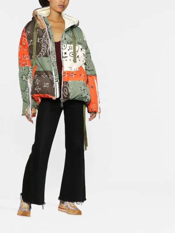 Khrisjoy bandana-print Puffer Jacket - Farfetch