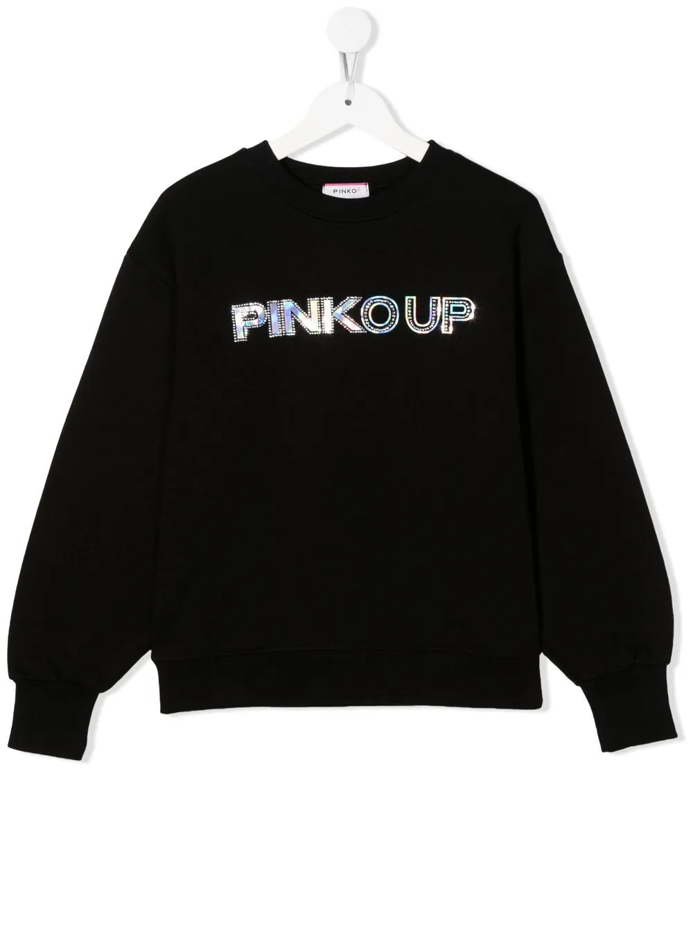 

Pinko Kids sudadera con detalle del logo - Negro