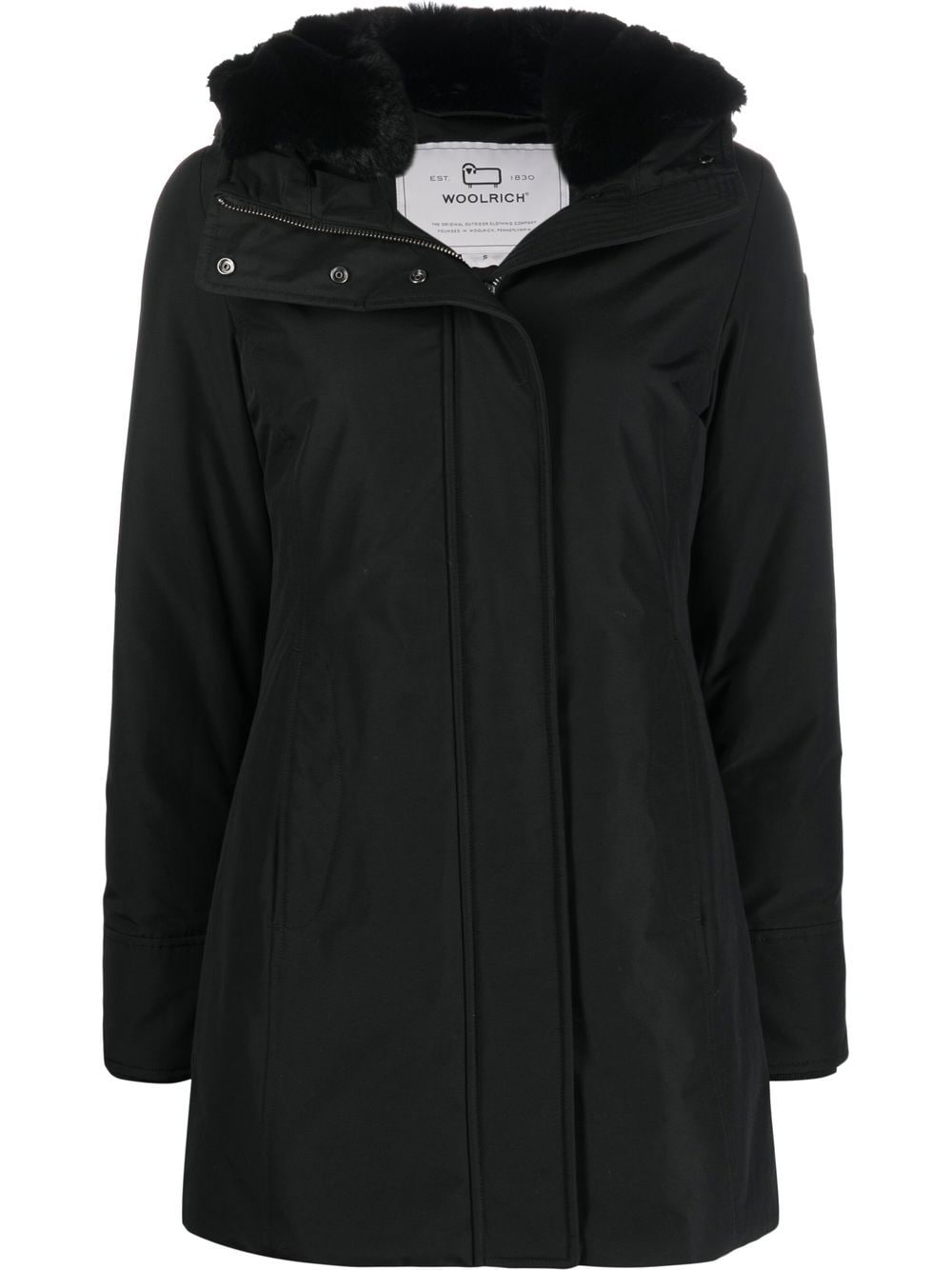 

Woolrich parka con logo - Negro