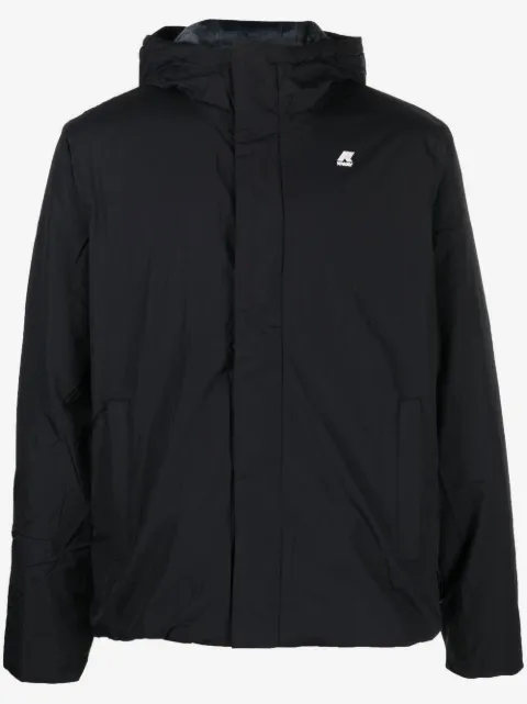K-Way logo-detail touch-strap jacket
