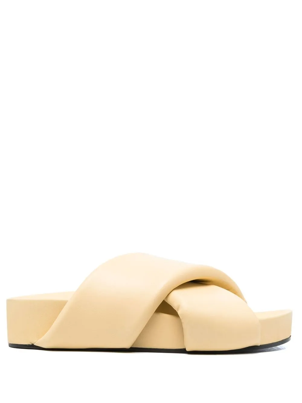 

Jil Sander crossover strap chunky sandals - Yellow