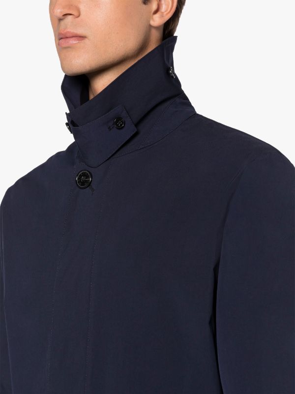 Newington Navy ECO DRY Coat | Mackintosh