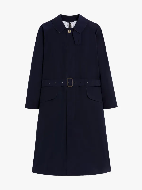 RIVOLI Navy ECO DRY Single-Breasted Trench Coat