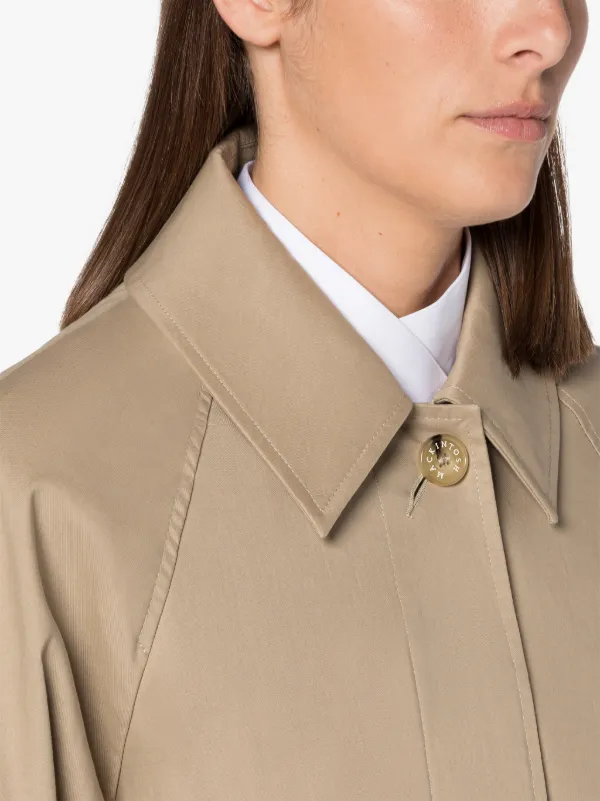 MARETTA Fawn RAINTEC Cotton Contrast Trenchcoat