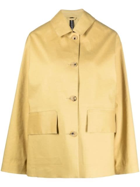 Mackintosh Zinnia button-up cotton jacket