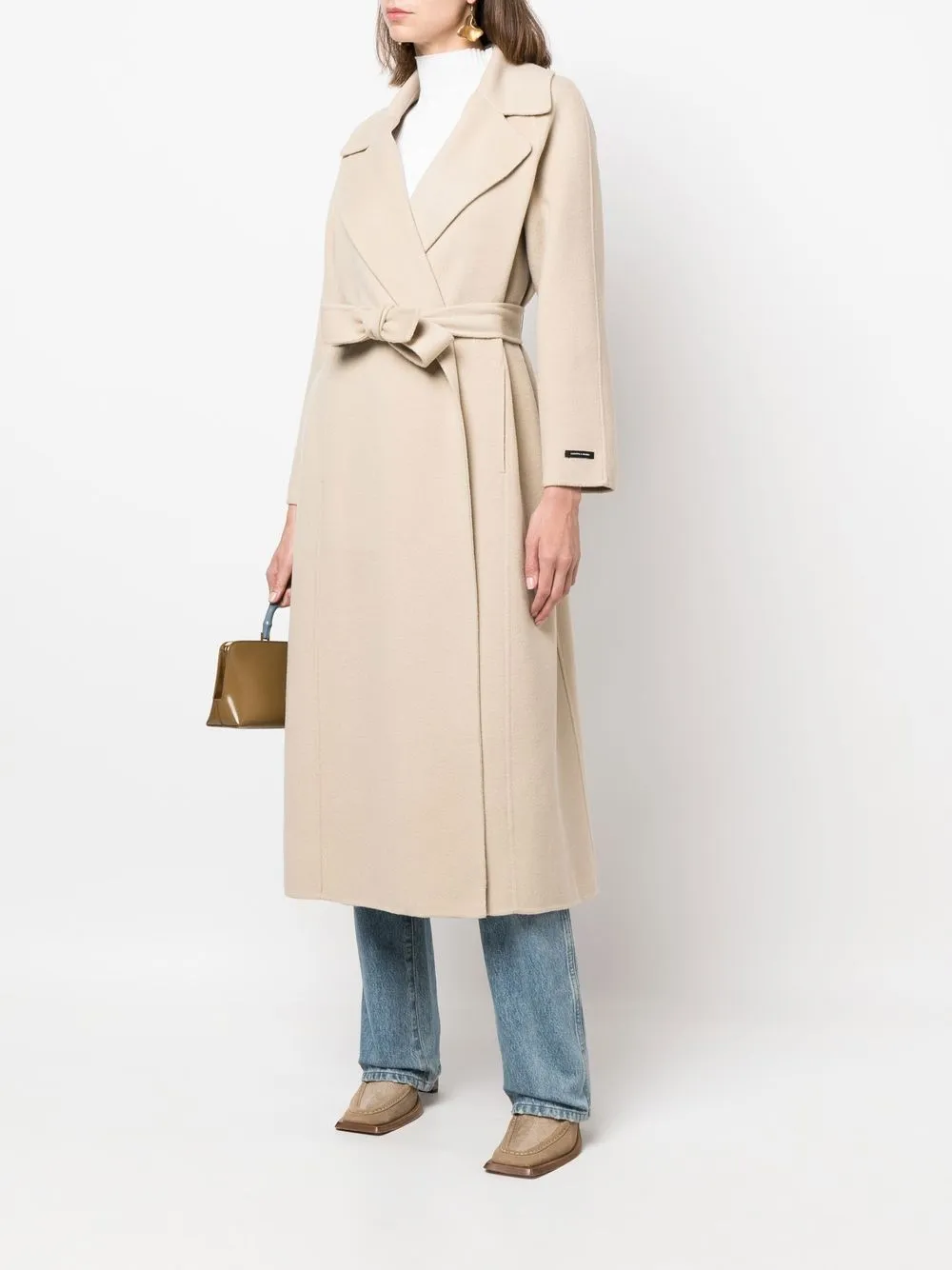 Paltò Trenchcoat met ceintuur - Beige