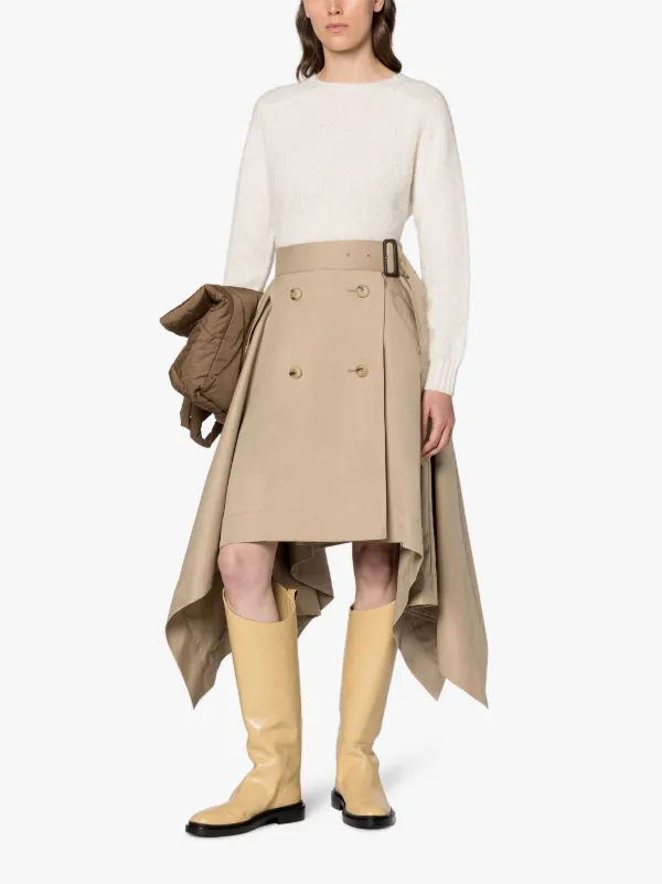 CECILA Sand Cotton Skirt