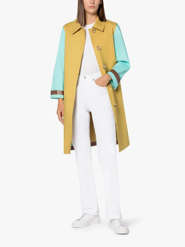 BANTON Colourblock Bonded Cotton Coat
