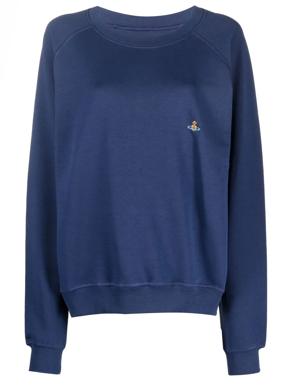 vivienne westwood embroidered orb knit sweatshirt