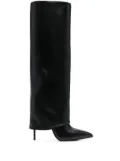 Le Silla 120mm leather boots - Black