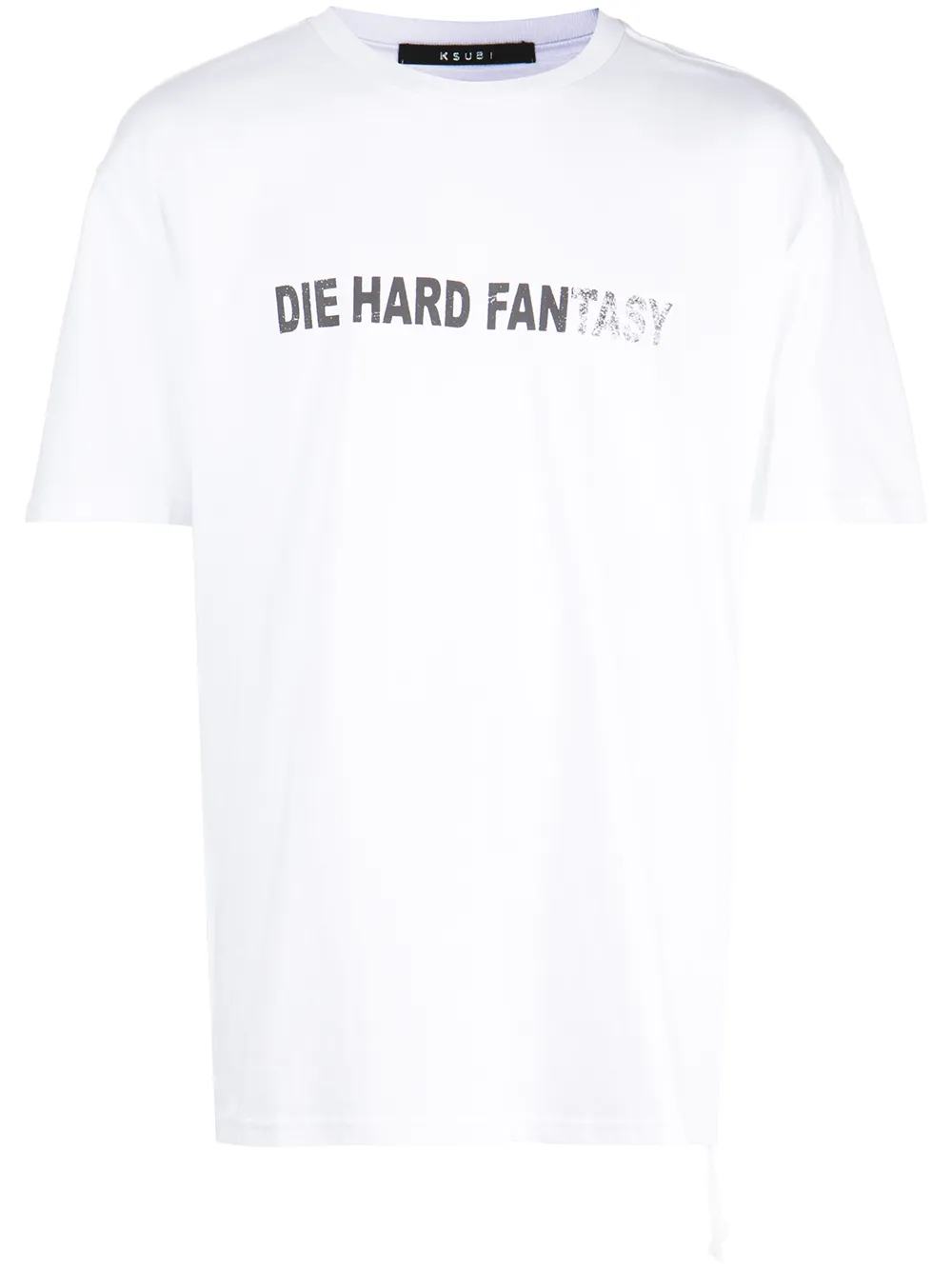 

Ksubi text-print cotton T-shirt - White