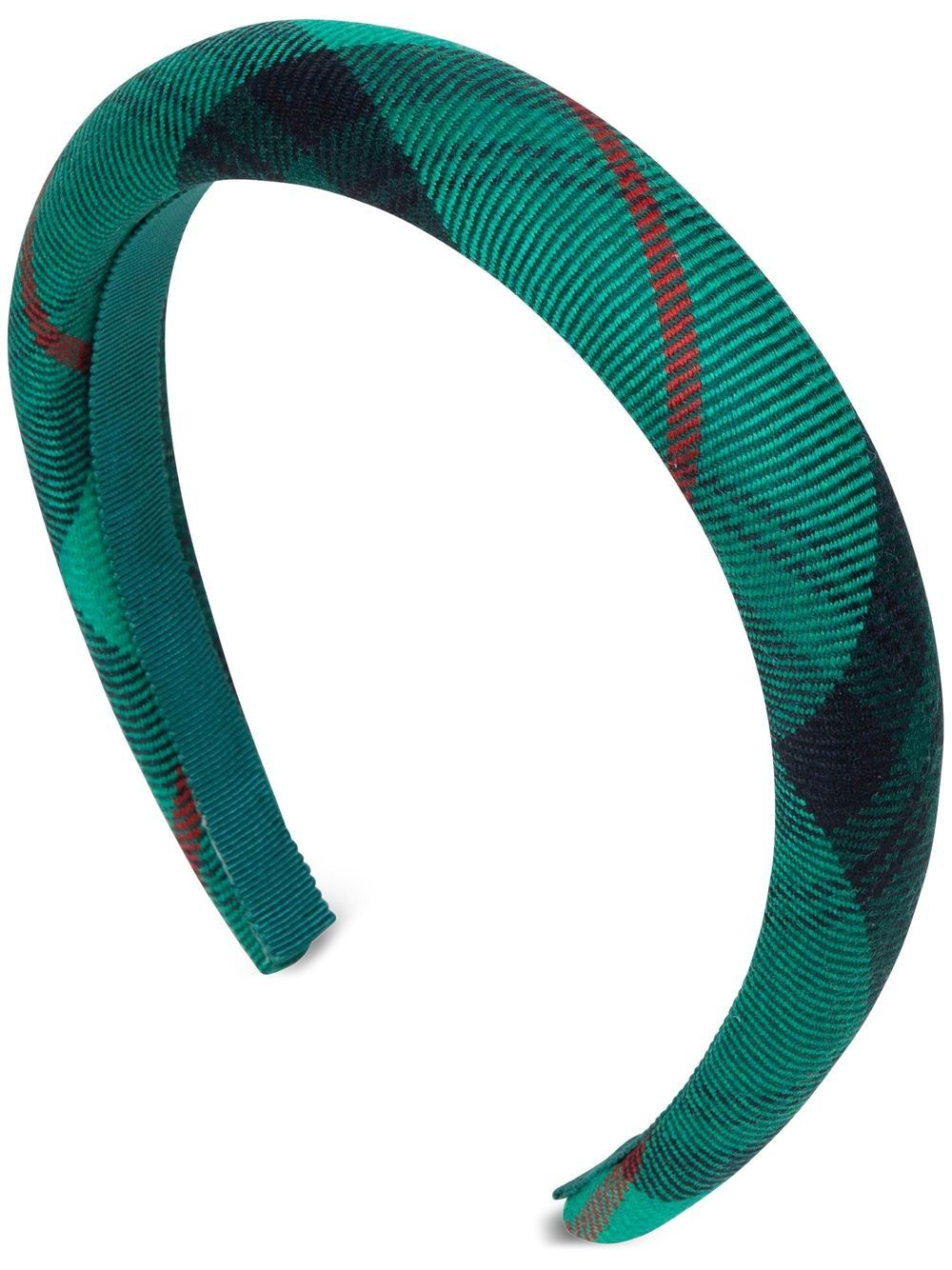 

Jennifer Behr Rowan check-pattern headband - Green