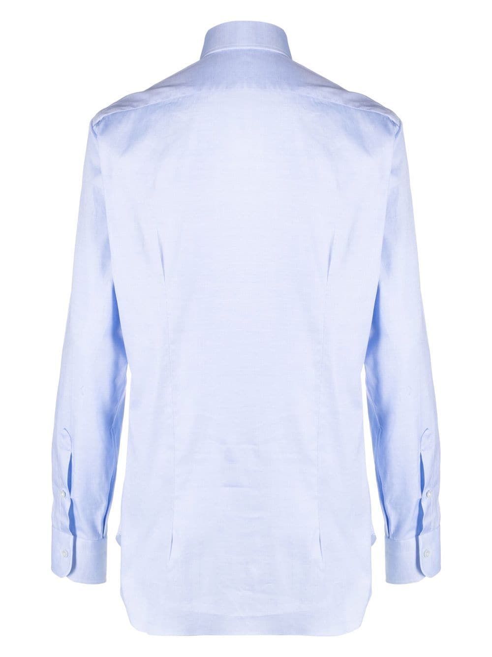Barba Button-down overhemd - Blauw
