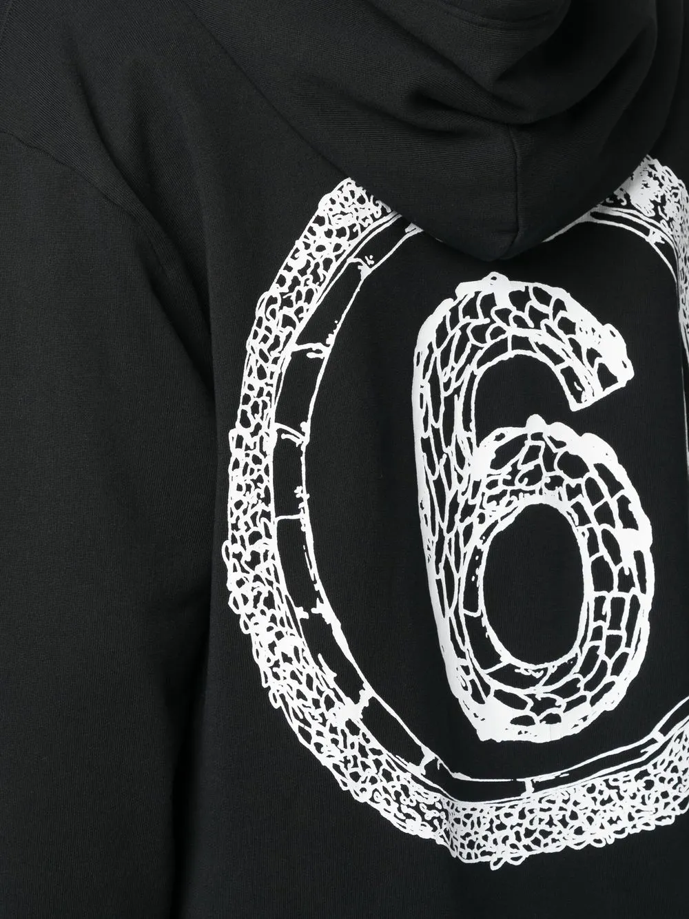 mm6 maison margiela 图案蛇纹连帽衫 图 5