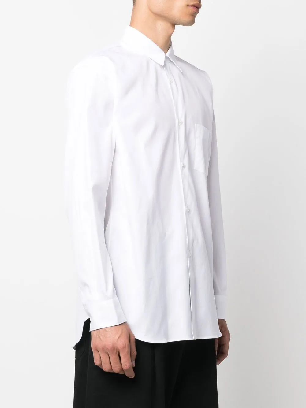  Comme Des Garçons Shirt Shape 2 Oxford Hemd   Weiß 