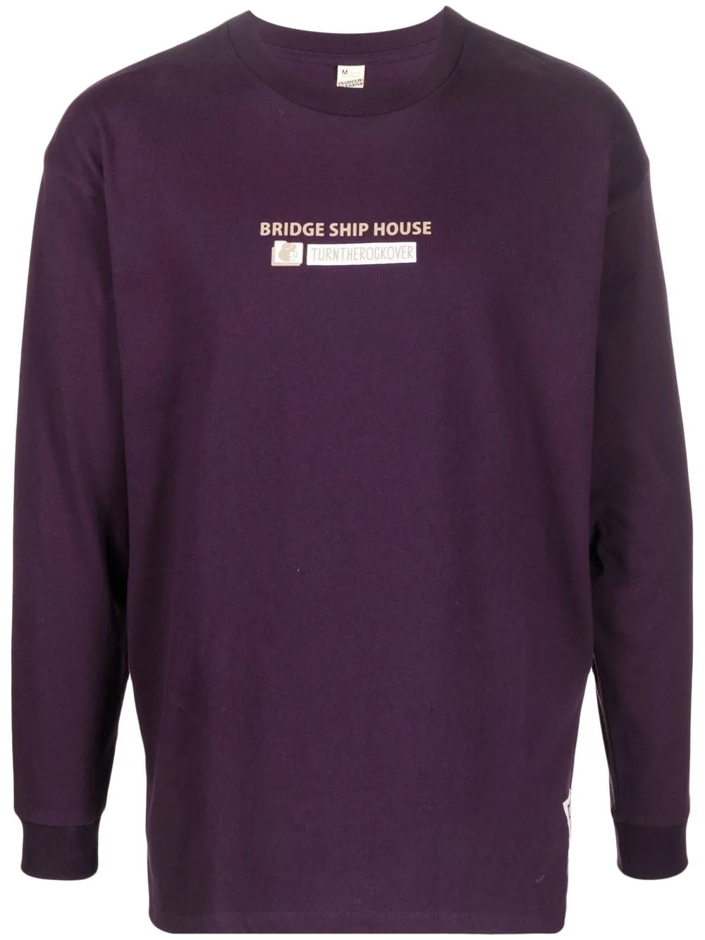 

Medicom Toy logo-print long-sleeve T-Shirt - Purple