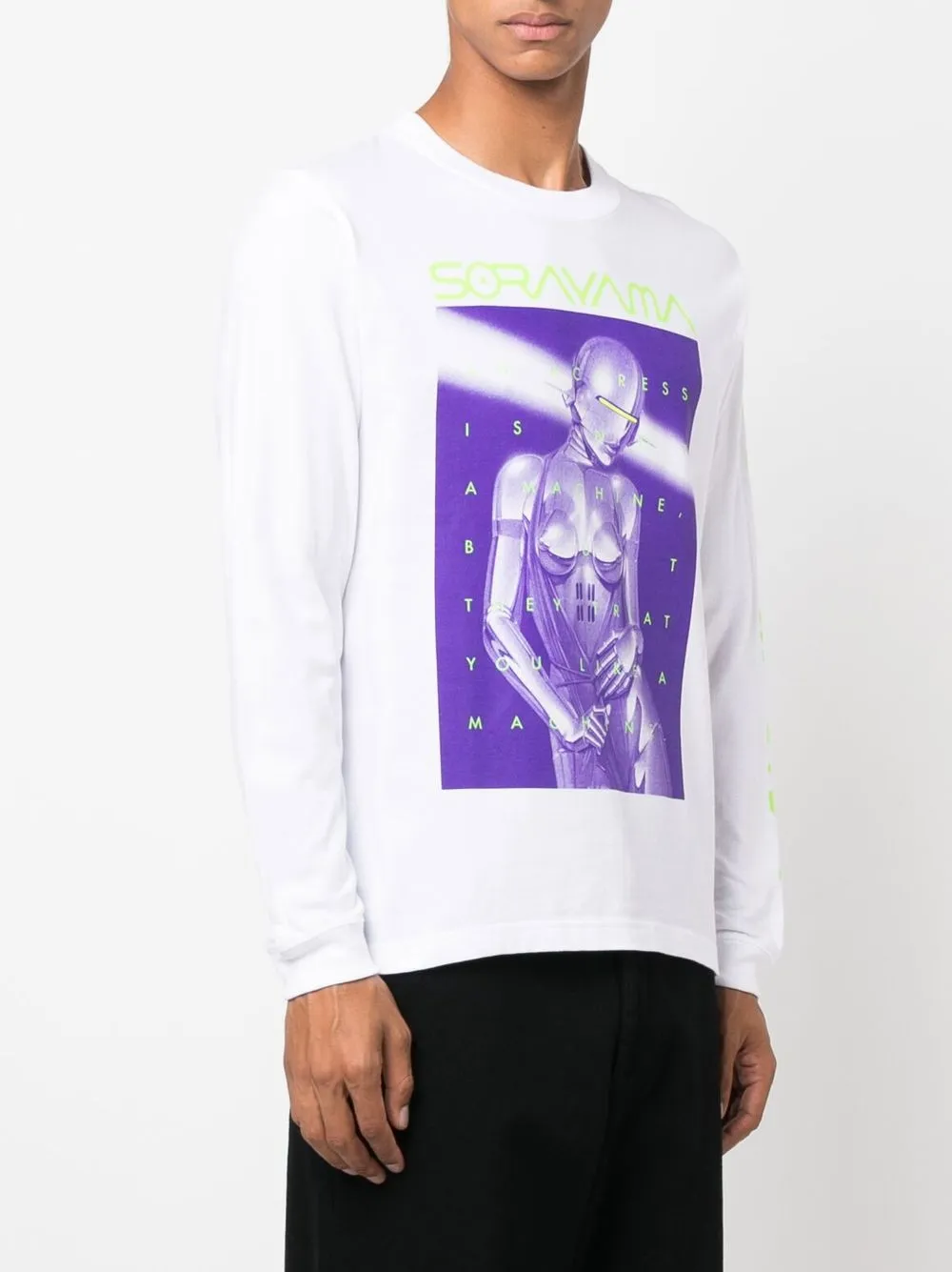  Medicom Toy Langarmshirt Mit Grafischem Print   Weiß 