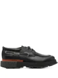 Buttero chunky two-tone boat-shoes - Black