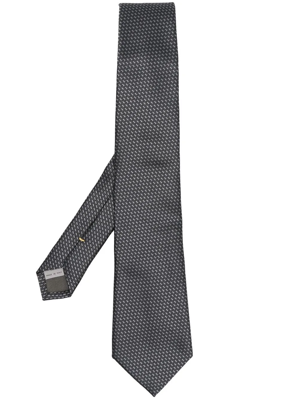 

Canali corbata de seda con motivos en jacquard - Gris