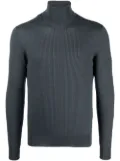 Dell'oglio ribbed-knit roll-neck jumper - Blue