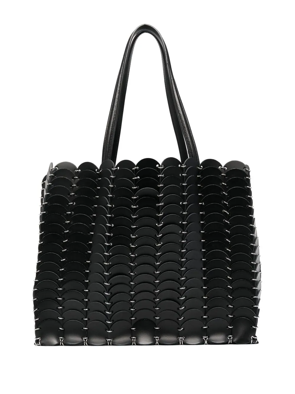 

Paco Rabanne Pacoio leather tote bag - Black
