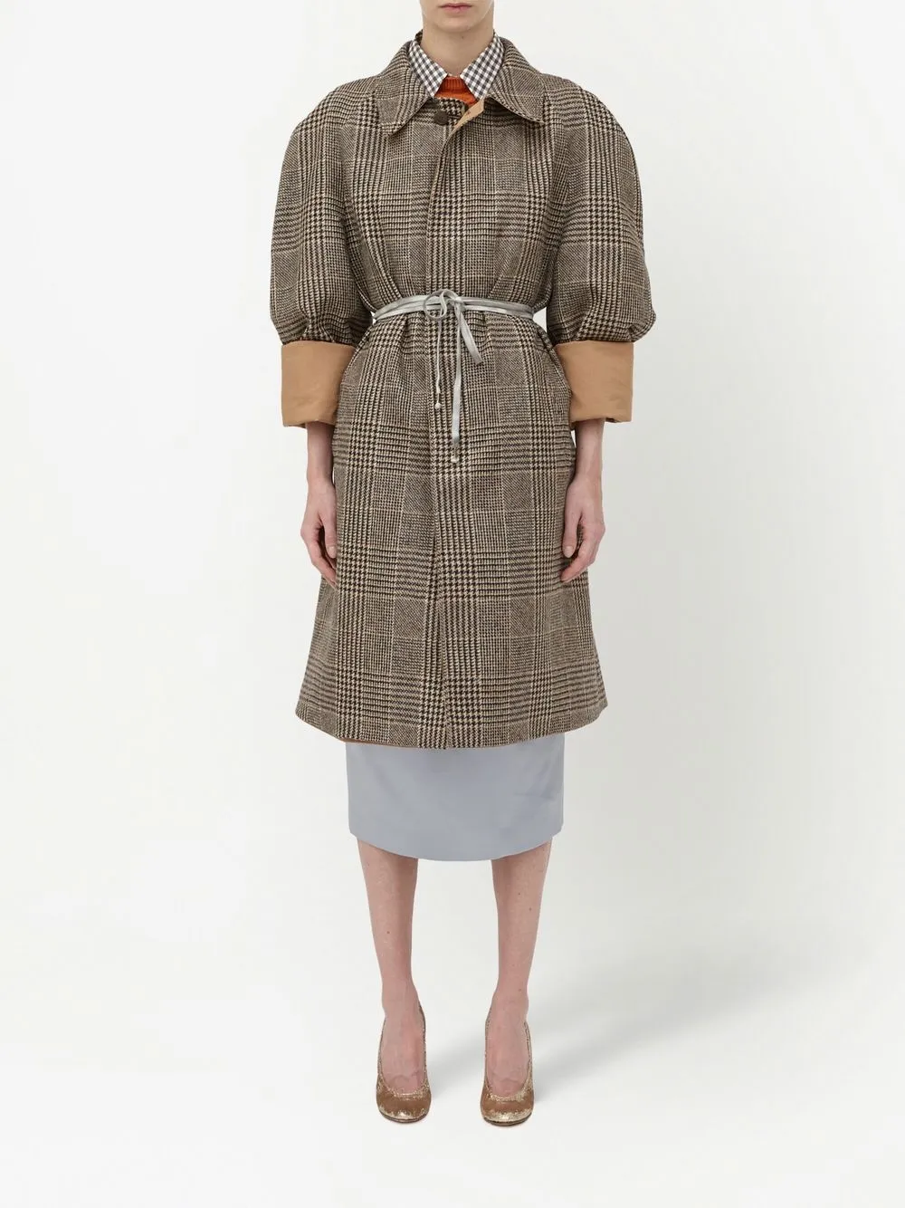 Maison Margiela チェック トレンチコート - Farfetch