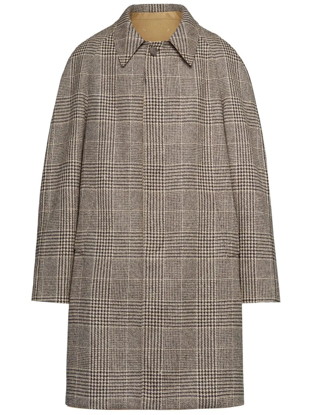 Maison Margiela check-pattern Trench Coat - Farfetch