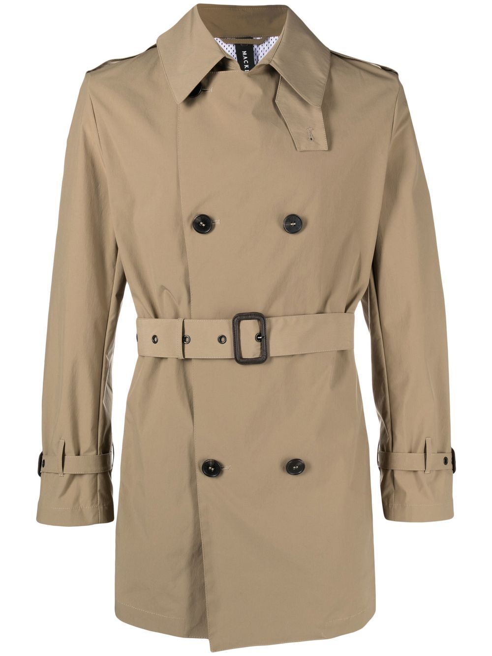 Mackintosh Kings Belted Trench Coat In Neutrals